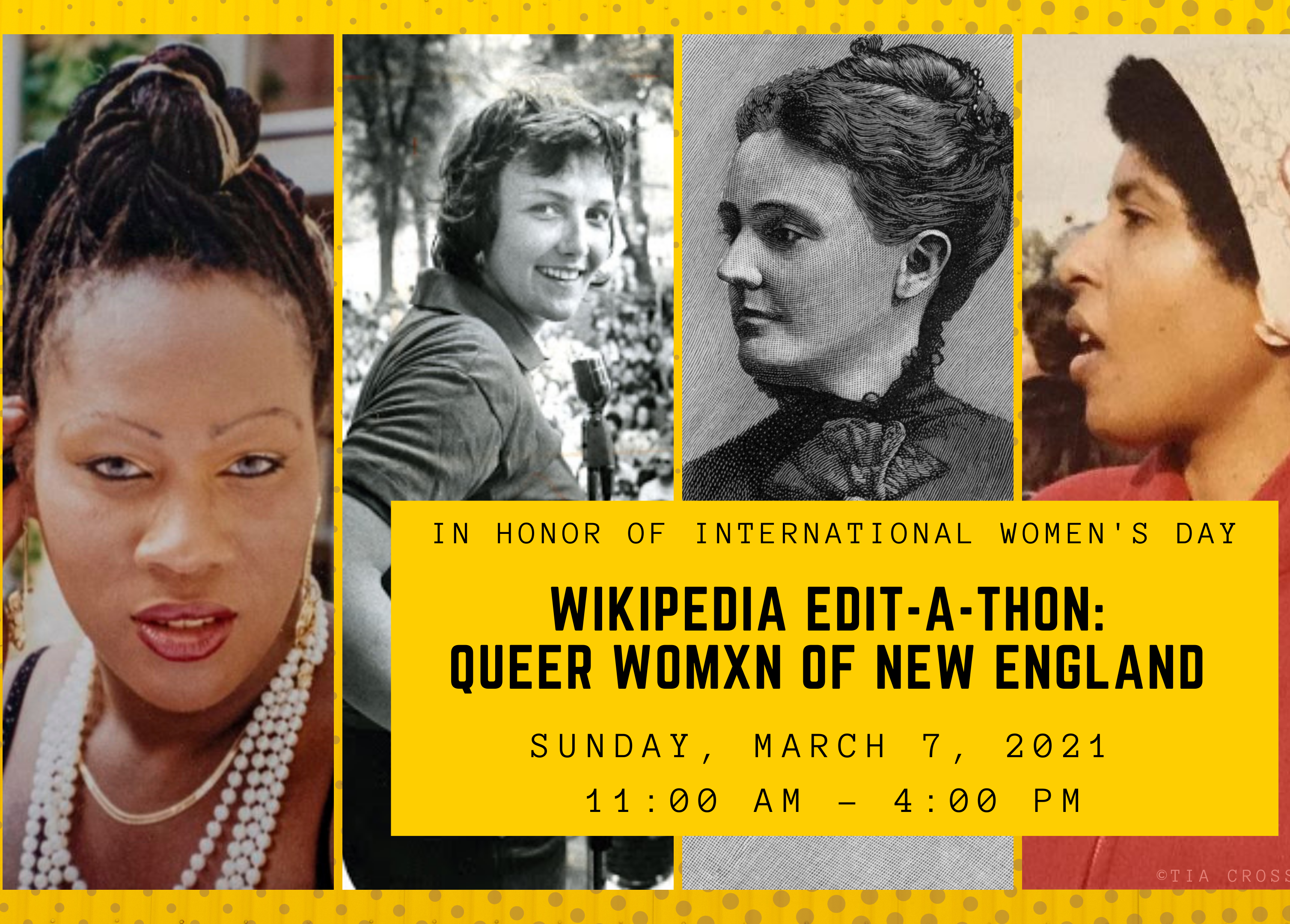 Wikipedia Edit-a-thon: Queer Womxn of New England 
