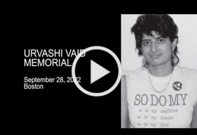 Urvashi Vaid Memorial, September 28, 2022