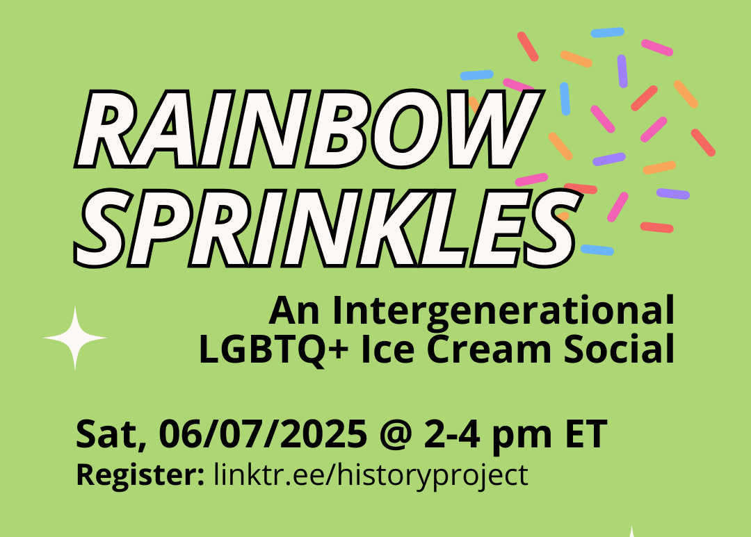 Rainbow Sprinkles: Intergenerational LGBTQ+ Ice Cream Social