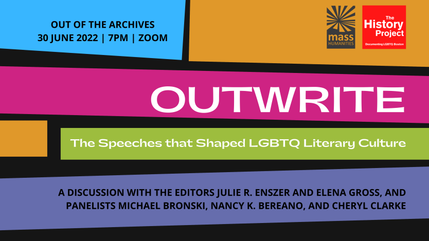 OutWrite: The Speeches that Shaped LGBTQ Literary Culture