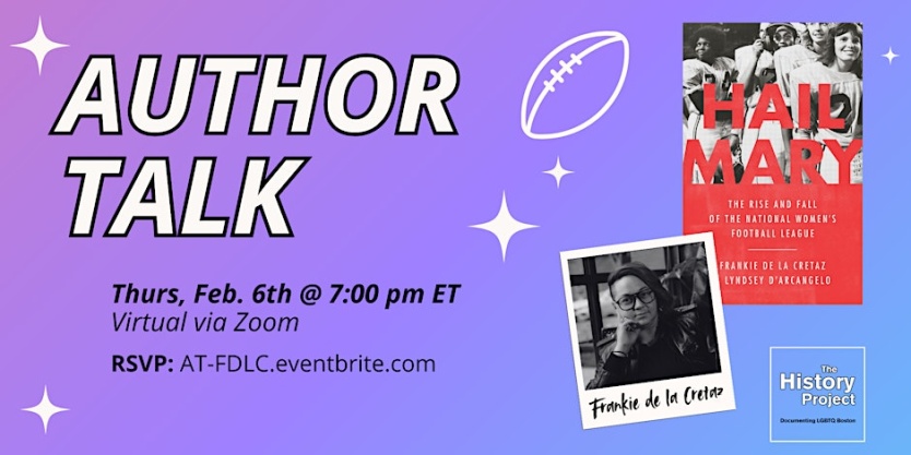 Author Talk with Frankie de la Cretaz