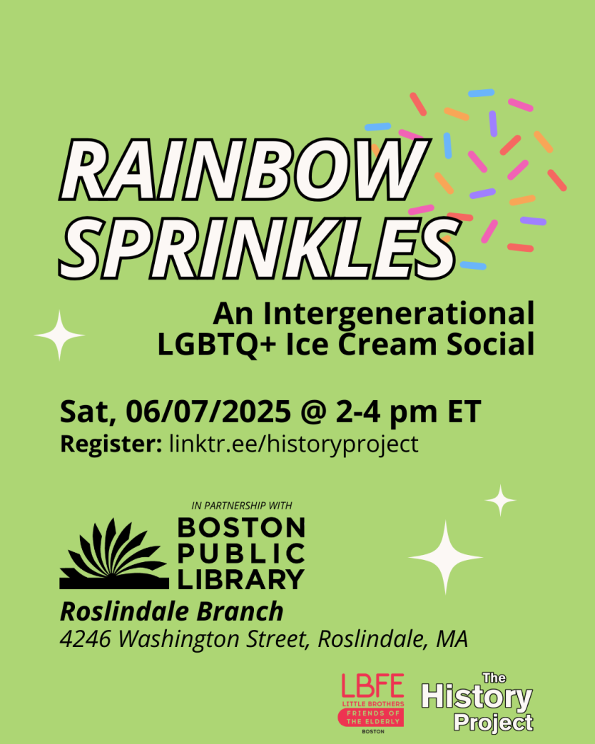 Rainbow Sprinkles: Intergenerational LGBTQ+ Ice Cream Social