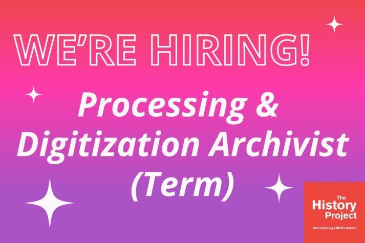 We're hiring! Processing & digitization archivist (term)